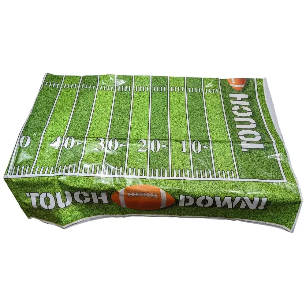 Football Party Plastic Tablecloths Disposable Plastic Sports Theme about 54x72